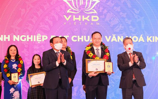 Vietcombank đạt chuẩn văn hóa kinh doanh Việt Nam năm 2021