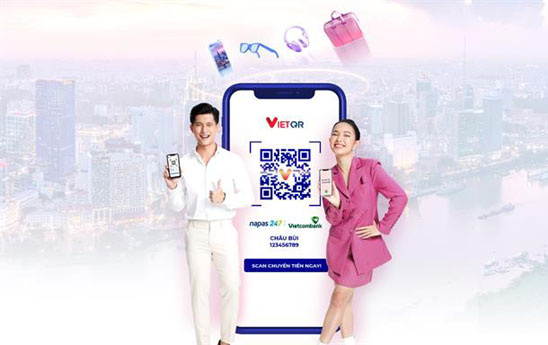 Vietcombank phối hợp với Napas triển khai Chương trình ưu đãi “Quét VietQR, thả ga ưu đãi”