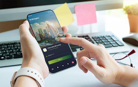 Vietcombank ra mắt Dịch vụ Ngân hàng số thế hệ mới VCB DigiBiz