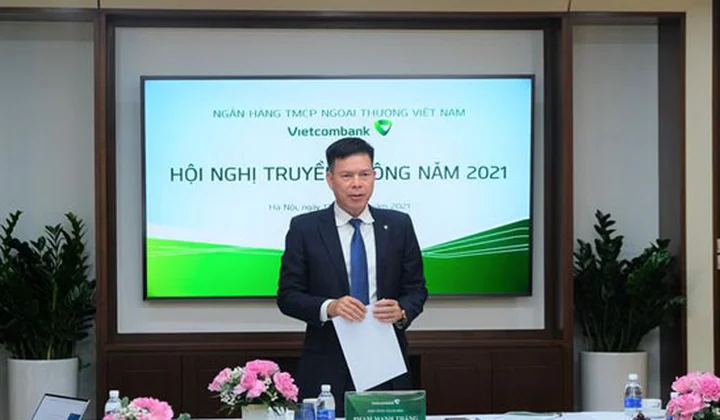 Vietcombank tổ chức hội nghị truyền thông năm 2021