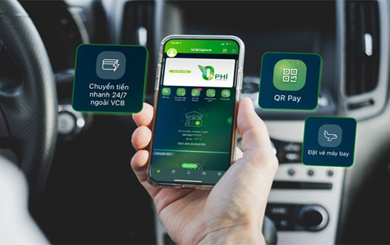Vietcombank triển khai tính năng thanh toán tiền vay trực tuyến