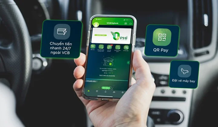 Vietcombank triển khai tính năng thanh toán tiền vay trực tuyến