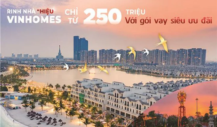 Vietcombank ưu đãi cho vay mua nhà tại dự án Vinhomes
