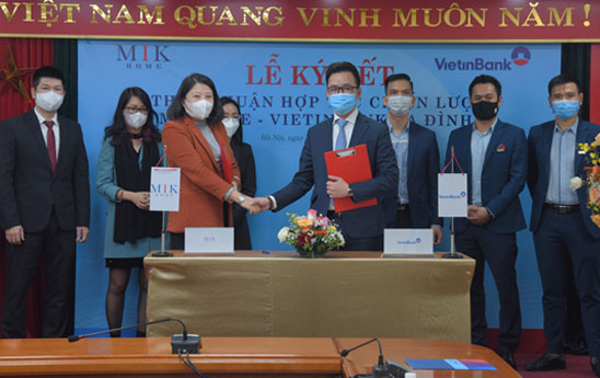 VietinBank Ba Đình hợp tác chiến lược với MIK Home