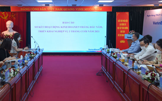 VietinBank sơ kết hoạt động kinh doanh 9 tháng đầu năm