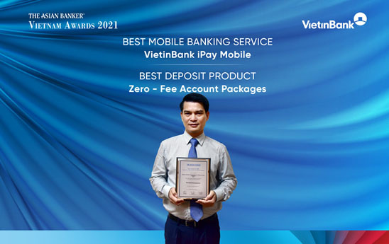 VietinBank nhận 2 giải thưởng quốc tế uy tín về Ngân hàng Bán lẻ