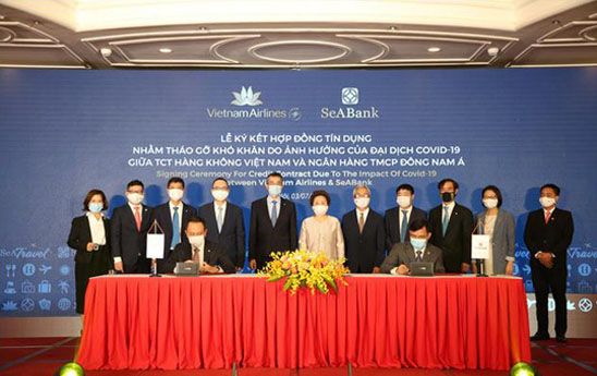 Vietnam Airlines và SeABank ký hợp đồng cho vay tái cấp vốn 2.000 tỉ đồng