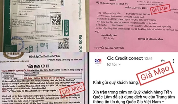 Cảnh báo: Mạo danh CIC để lừa nâng điểm tín dụng