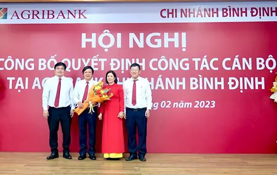 Ông Nguyễn Xuân Hùng được bổ nhiệm lại chức vụ Giám đốc Agribank Bình Định