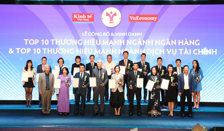 Thương hiệu mạnh Việt Nam 2022: Vinh danh nhiều hội viên Hiệp hội ngân hàng