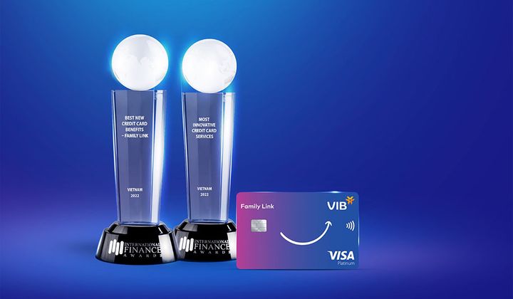 VIB lập cú đúp giải thưởng quốc tế về thẻ tín dụng 2 năm liên tiếp