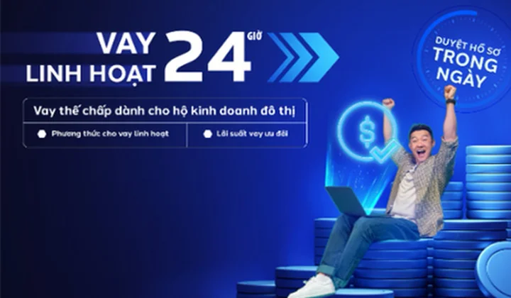 VietCapitalBank tiếp vốn cho khách hàng nhanh và ưu đãi từ chương trình "vay linh hoạt 24h"