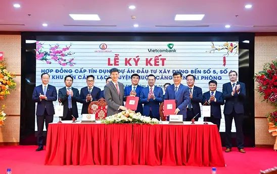 Vietcombank tài trợ tín dụng cho Dự án đầu tư xây dựng bến cảng số 5, số 6 khu bến cảng Lạch Huyện