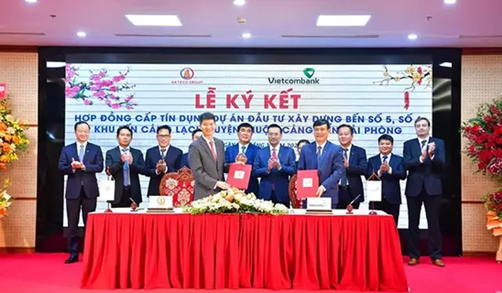 Vietcombank tài trợ tín dụng cho Dự án đầu tư xây dựng bến cảng số 5, số 6 khu bến cảng Lạch Huyện