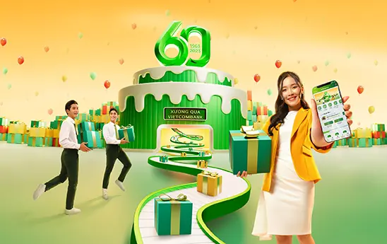 Vietcombank triển khai “Tuần lễ sinh nhật - Giao dịch là có quà”