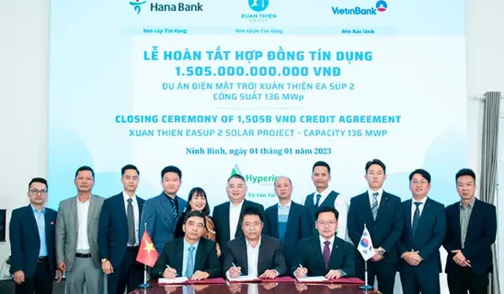 VietinBank Đống Đa, Tập đoàn Xuân Thiện và Keb Hana Bank tài trợ tín dụng 1.505 tỷ đồng