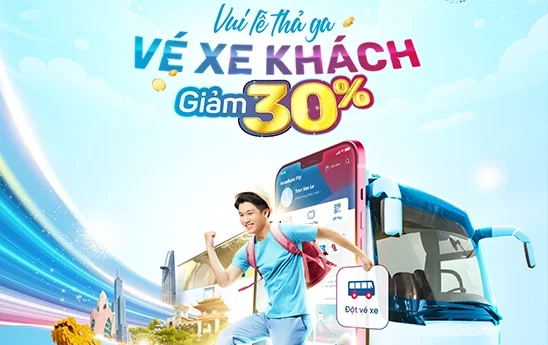 VietinBank iPay Mobile giảm giá tới 30% cho khách hàng đặt vé xe khách