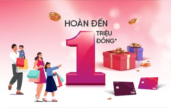 Chủ thẻ tín dụng LOTTE Finance Visa thêm ưu đãi khi mua sắm