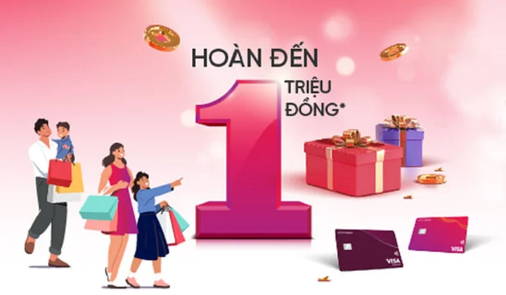 Chủ thẻ tín dụng LOTTE Finance Visa thêm ưu đãi khi mua sắm