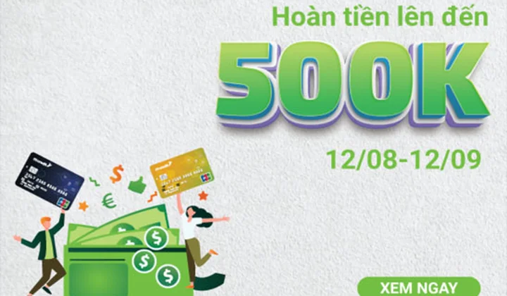 Chủ thẻ tín dụng Mcredit có cơ hội được hoàn tiền khi chi tiêu