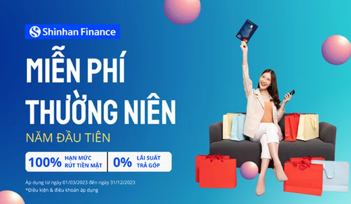 Chủ thẻ tín dụng THE FIRST được miễn phí thường niên năm đầu tiên