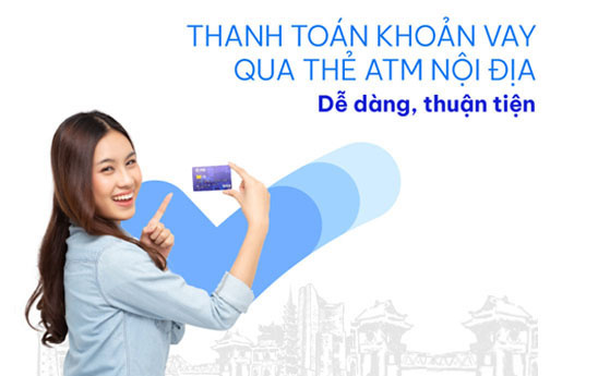 Cùng thẻ ATM thanh toán khoản vay Mcredit dễ dàng