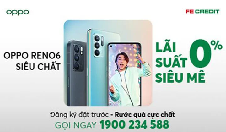 FE CREDIT cho vay ưu đãi khách hàng mua OPPO
