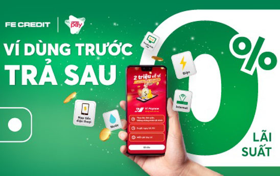 FE CREDIT liên kết cùng ViettelPay cấp hạn mức chi tiêu trên ứng dụng