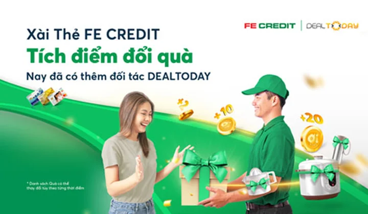 FE CREDIT triển khai đổi điểm thưởng Ơi Plus trên DealToday.vn
