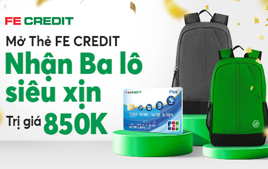 FE CREDIT ưu đãi mở thẻ tín dụng