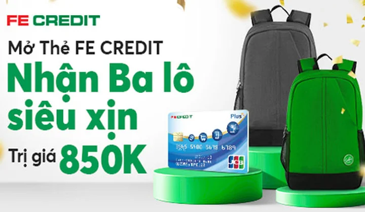 FE CREDIT ưu đãi mở thẻ tín dụng
