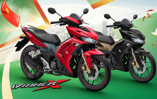 FE Credit cho vay trả góp mua xe Honda Winner X lãi suất 0%