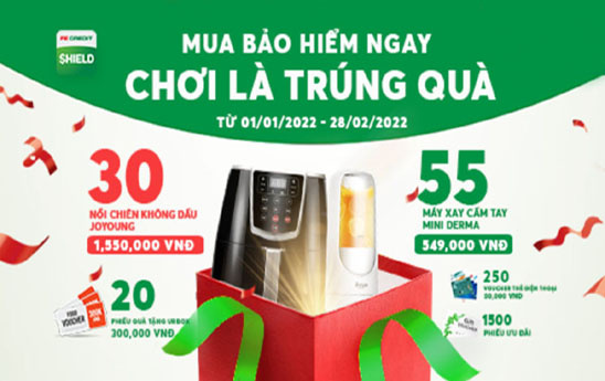 FE Credit khuyến mại “Hộp quà may mắn” trên ứng dụng SHIELD