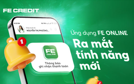 FE Online mở thêm tính năng thông báo ghi nhận thông tin thanh toán