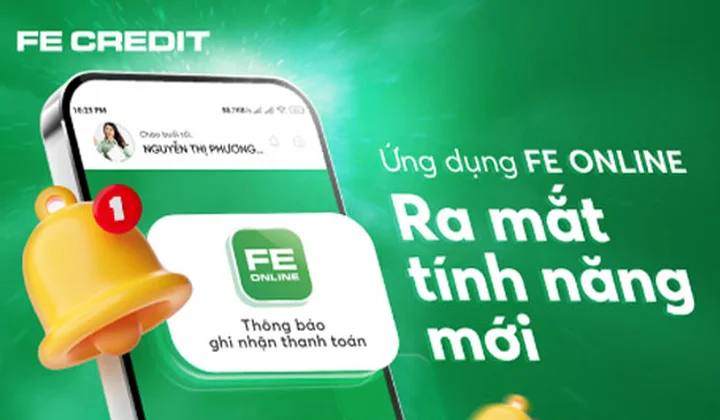 FE Online mở thêm tính năng thông báo ghi nhận thông tin thanh toán