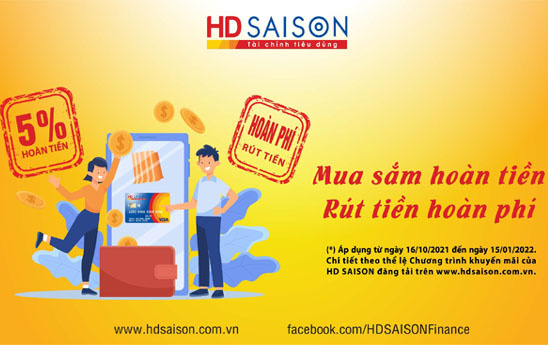 HD SAISON khuyến mại chủ thẻ tín dụng