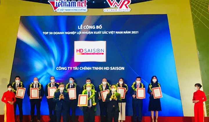 HD SAISON thuộc Top 50 Doanh nghiệp lợi nhuận xuất sắc nhất Việt Nam