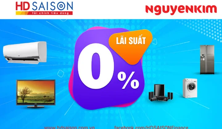 HD SAISON ưu đãi đặc biệt khi mua sắm tại Hệ thống siêu thị Nguyễn Kim