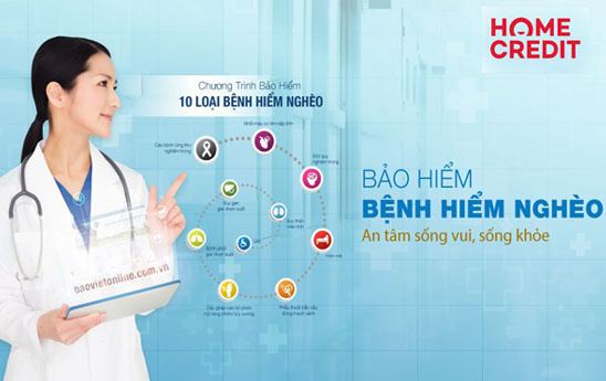 Home Credit triển khai bảo hiểm bệnh hiểm nghèo