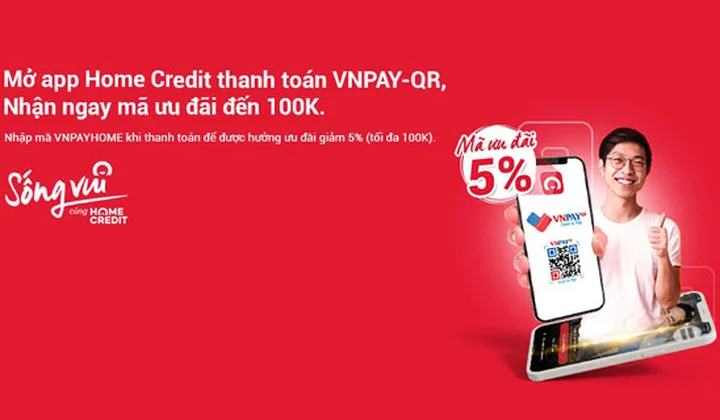 Home Credit triển khai công thanh toán mới VNPAY-QR