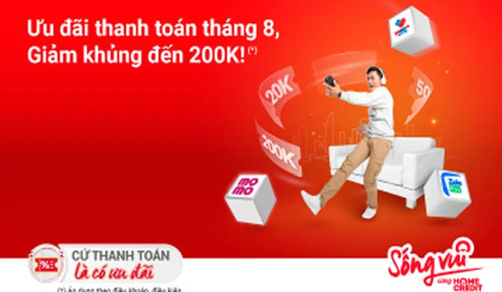 Home Credit ưu đãi khách hàng thanh toán khoản vay online