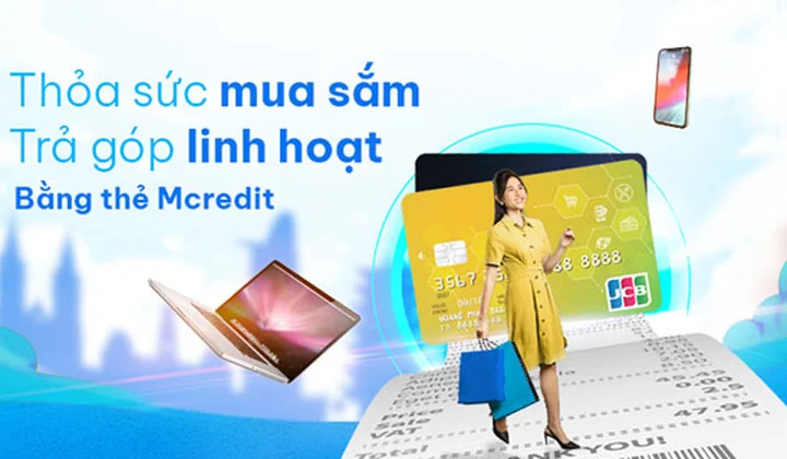 Linh hoạt trả góp với Thẻ tín dụng Mcredit