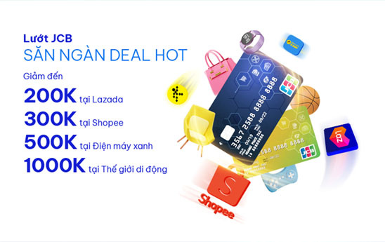 Mcredit hoàn tiền thanh toán bằng thẻ tín dụng Mcredit JCB