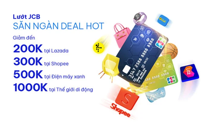 Mcredit hoàn tiền thanh toán bằng thẻ tín dụng Mcredit JCB