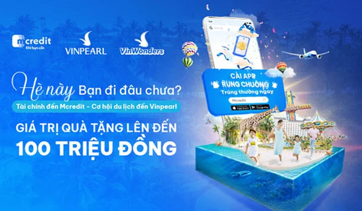 Mcredit khuyến mãi chào hè với vô vàn quà tặng hấp dẫn