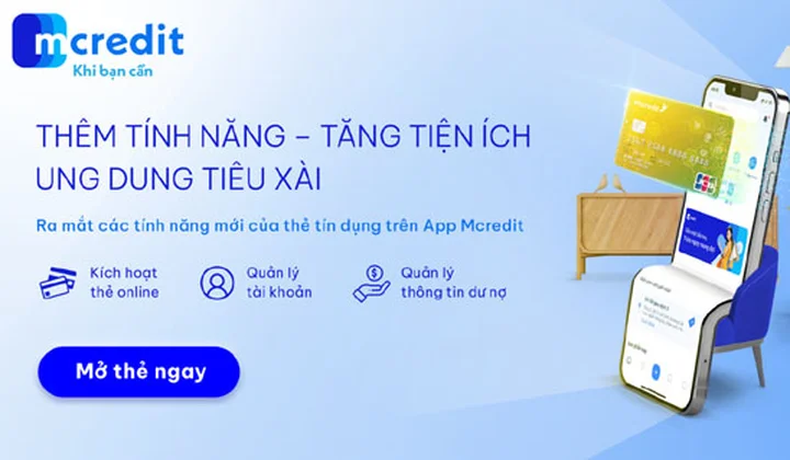 Mcredit ra mắt hàng loạt tính năng quản lý “một chạm” tiện lợi