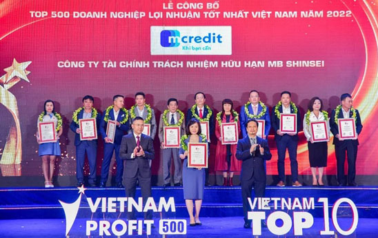 Mcredit thuộc Top 3 Công ty tài chính tiêu dùng có lợi nhuận tốt nhất Việt Nam