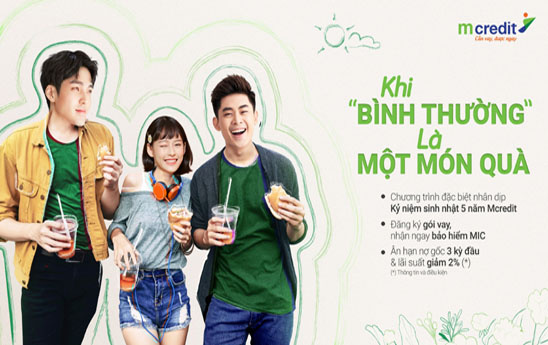 Mcredit trao gửi một món quà “bình thường” nhưng nhiều giá trị
