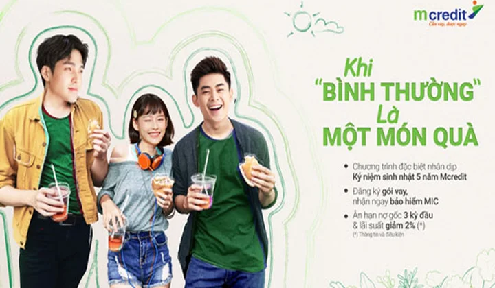 Mcredit trao gửi một món quà “bình thường” nhưng nhiều giá trị