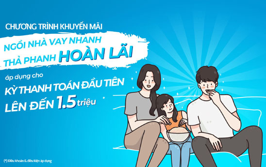 Shinhan Finance khuyến mại “Ngồi nhà vay nhanh-Thả phanh hoàn lãi”